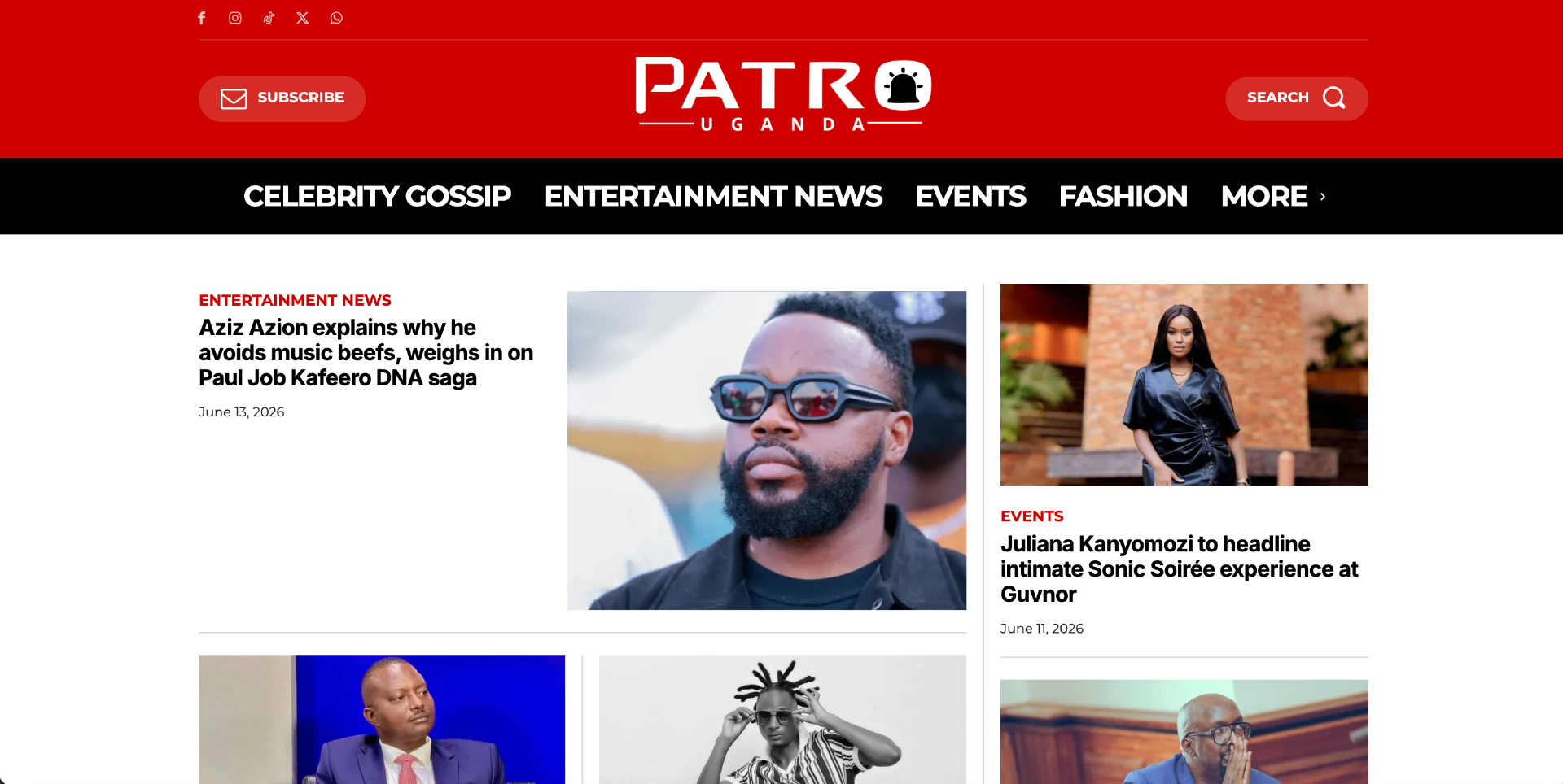 Patro Uganda hero screenshot